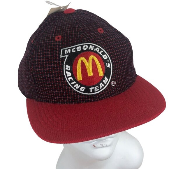 Vtg Racing Hat Bill Elliot 94 McDonalds Racing Team New Deadstock Logo Athletic - Picture 13 of 16
